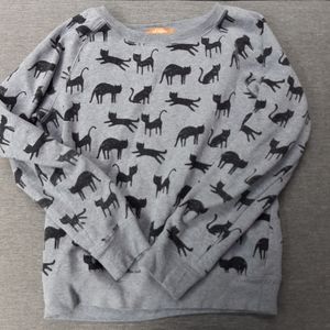 Joe Fresh Cat Print Sweatshirt
